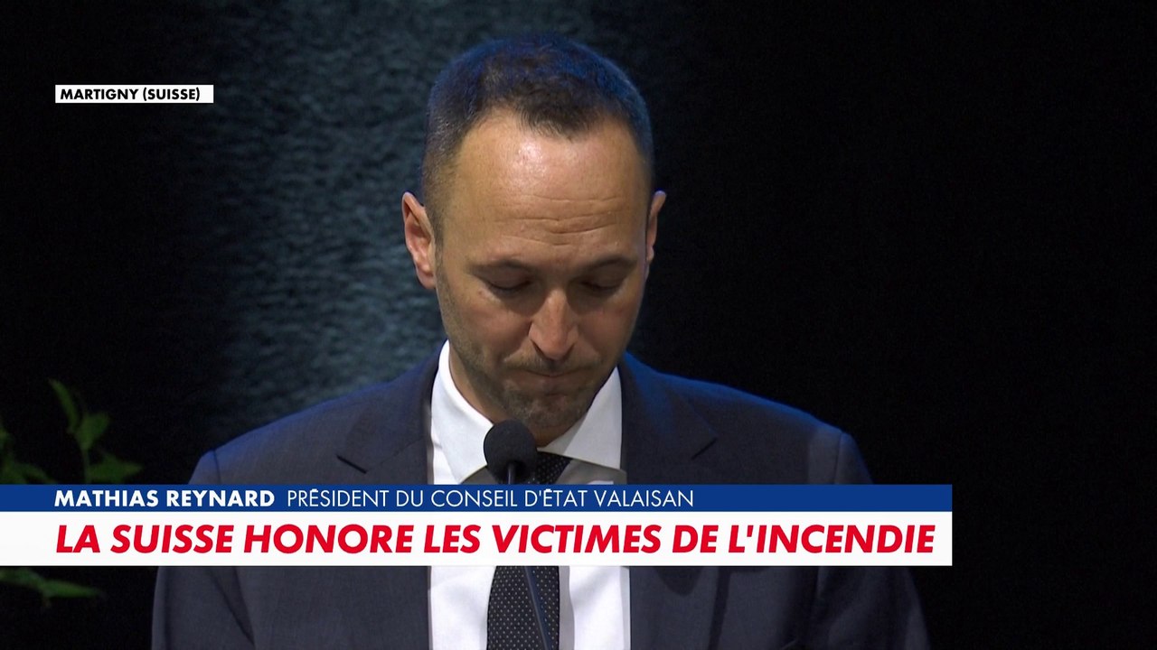 Mathias Reynard : «Il ne s'est pas passé un seul instant sans que nous ne pensions à vous»