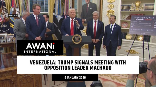 Trump to meet with Venezuela’s opposition leader Machado next week