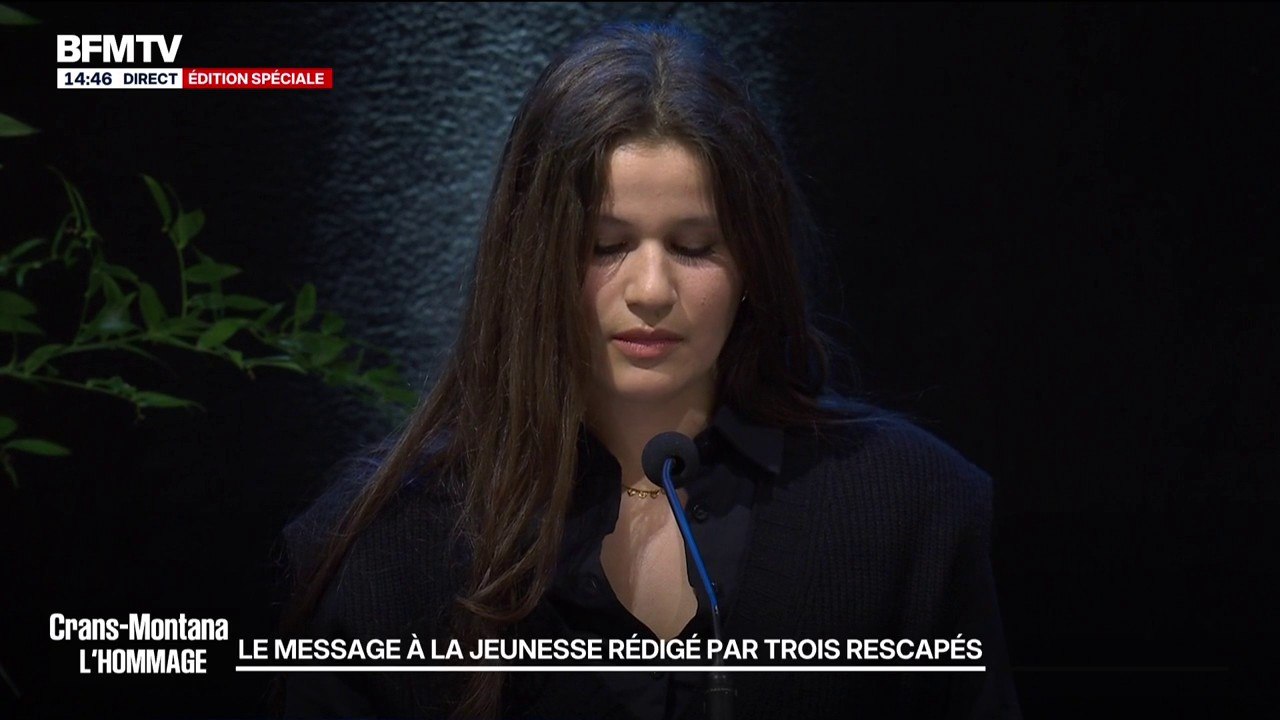 "Ce que nous avons vu ce soir-là, nous ne pourrons l'oublier": l'hommage de la jeunesse à la jeunesse disparue dans l'incendie de Crans-Montana en Suisse