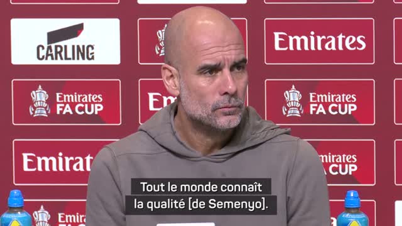 Man. City - Guardiola très heureux d'avoir signé Semenyo