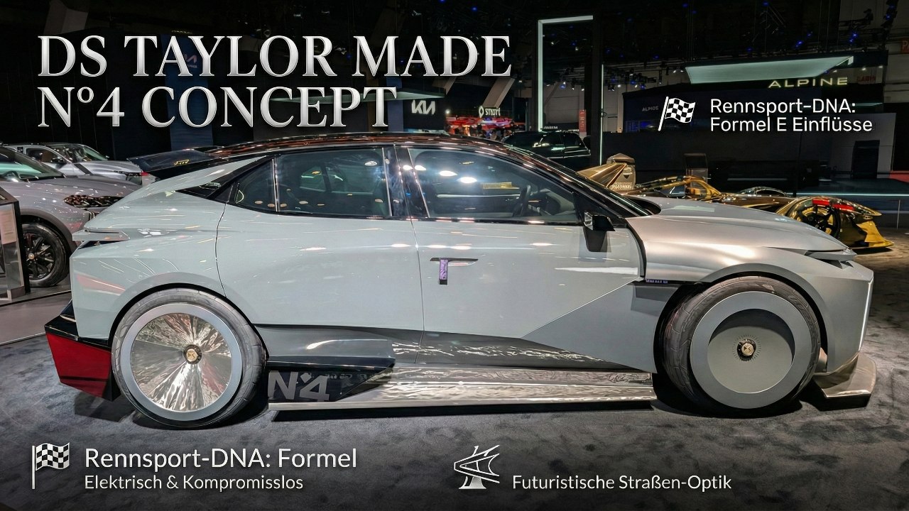 2026 DS N°4 trifft Formel E: Taylor Barnards Vision als Concept Car