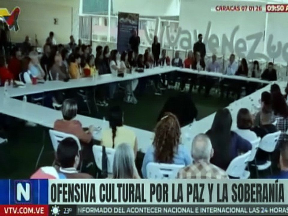 Cultores y artistas venezolanos se despliegan en el país por la defensa de la soberanía
