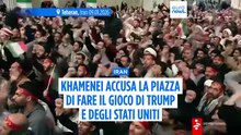 Iran, Khamenei accusa i manifestanti di aiutare Trump