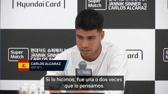Tiembla el mundo del tenis: Carlos Alcaraz y Jannik Sinner abren la posibilidad a jugar juntos