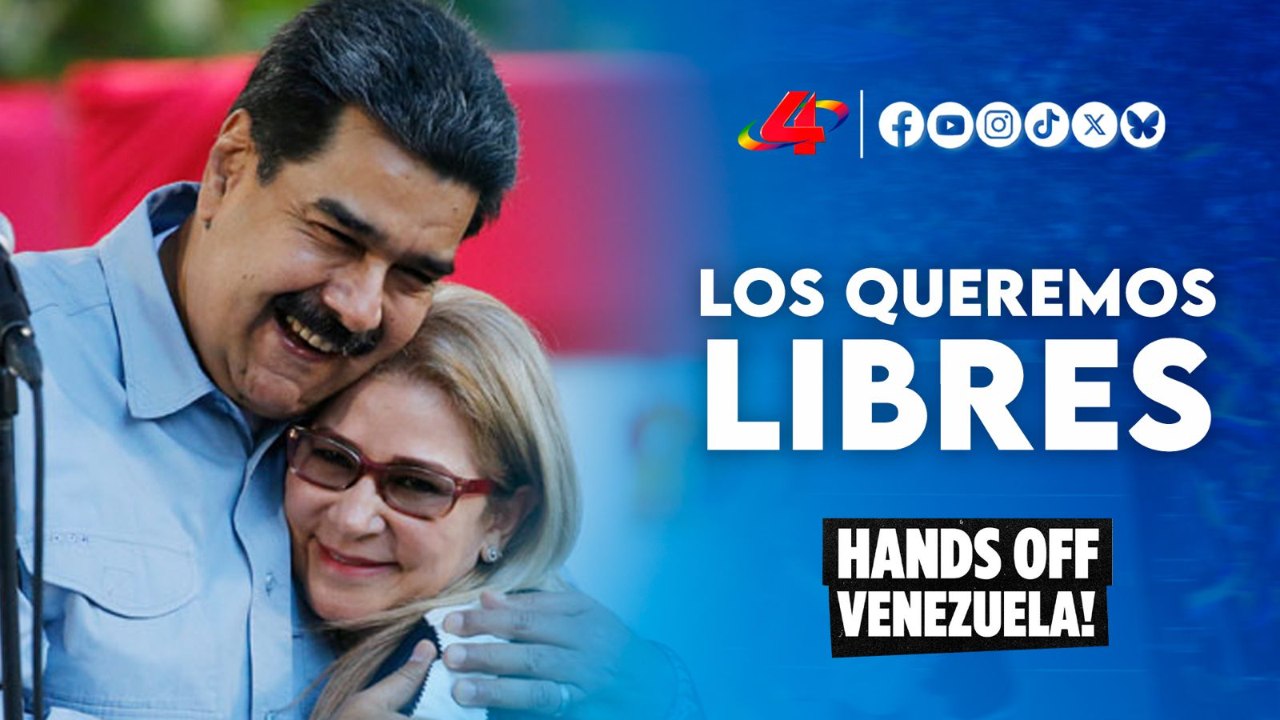 Pueblo en las calles: venezolanos exigen la liberación del Presidente Nicolás Maduro y Cilia Flores 📢