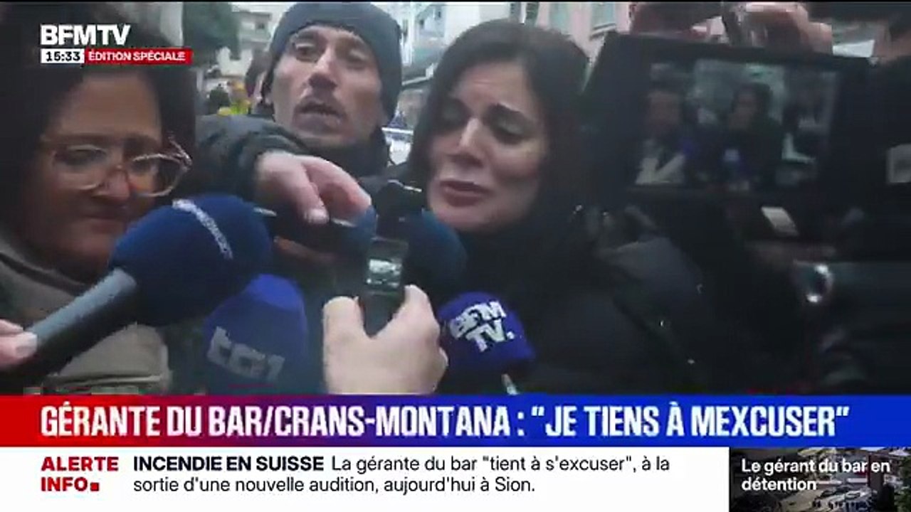 Crans-Montana: Le patron du bar Le Constellation, Jacques Moretti, placé en détention préventive à l'issue de son audition - Sa femme, Jessica Moretti, remise en liberté - Elle "s'excuse" et adresse ses "pensées constantes" aux victimes