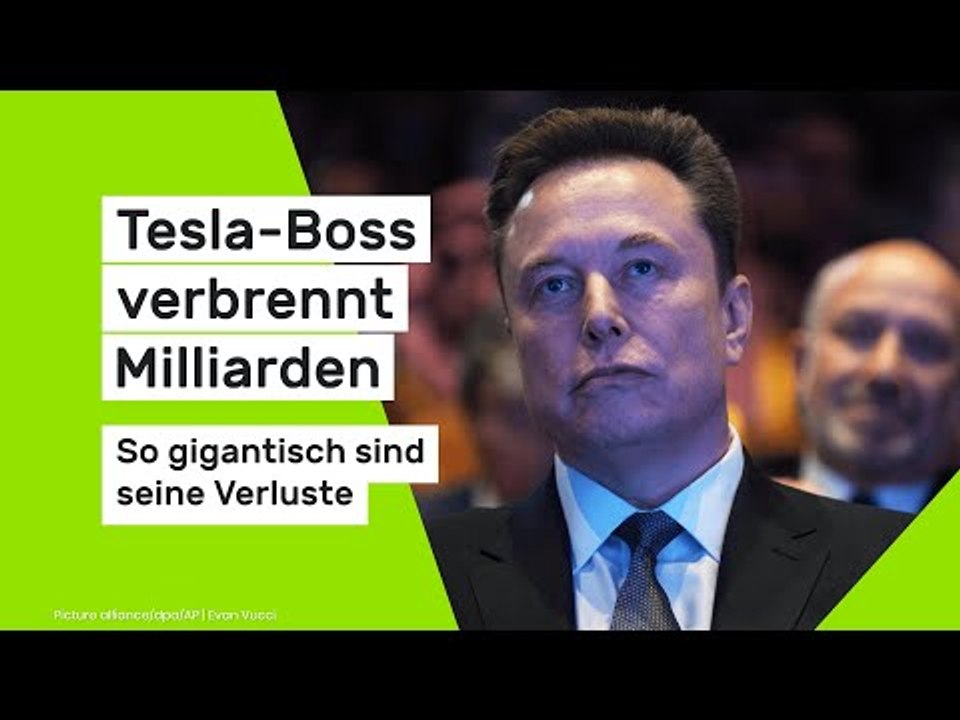 Tesla-Boss verbrennt Milliarden - so gigantisch sind seine Verluste