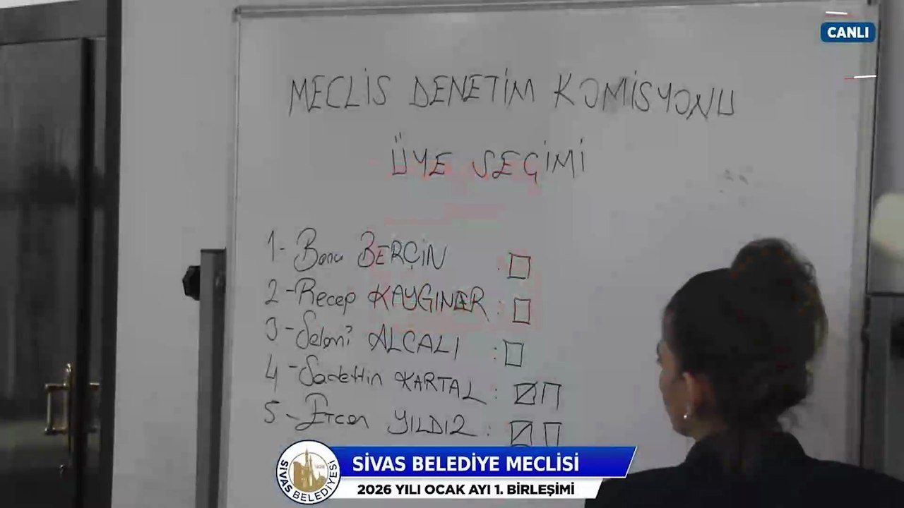 Sivas Belediye Meclis Toplantısında Victor Osimhen'e oy çıktı
