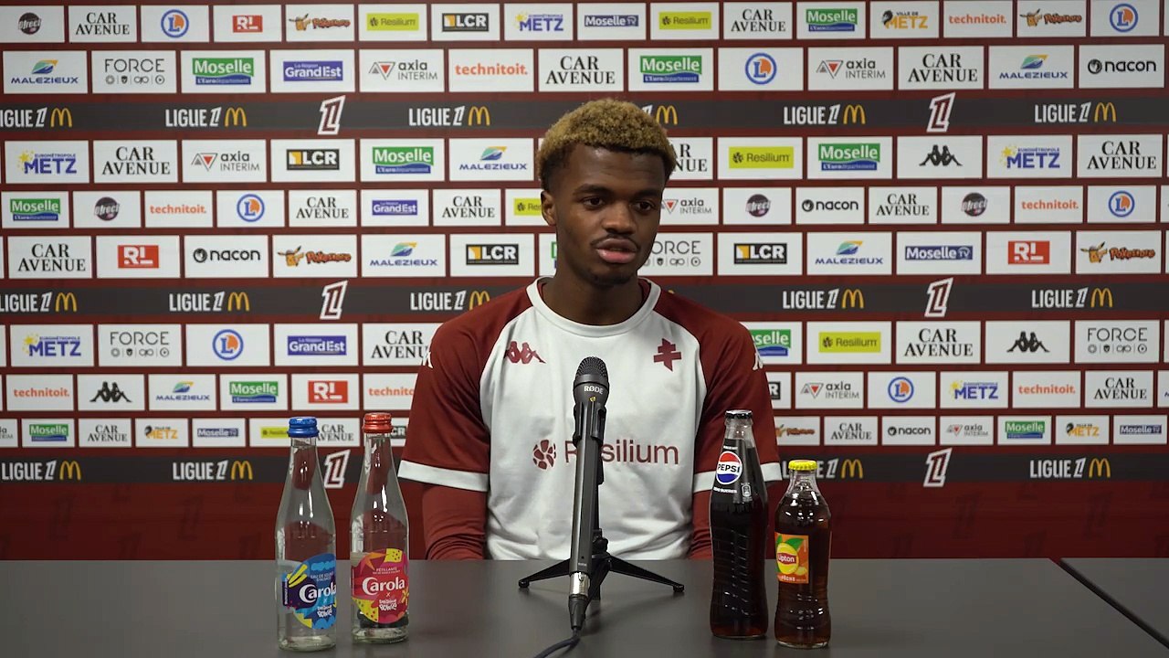 Metz - Montpellier, la conférence d'Alpha Touré