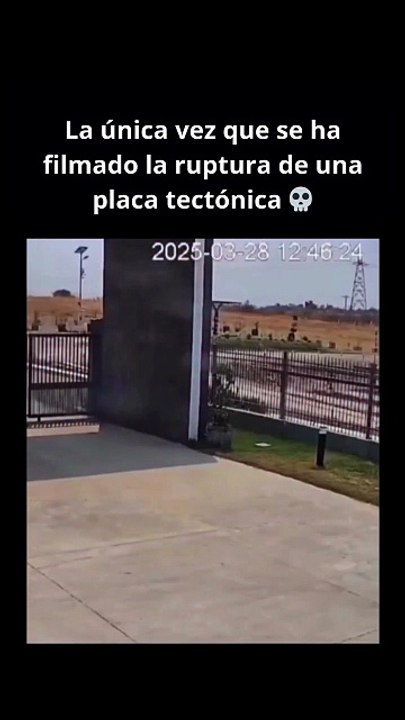 La única vez que se ha filmado la ruptura de una placa tectónica