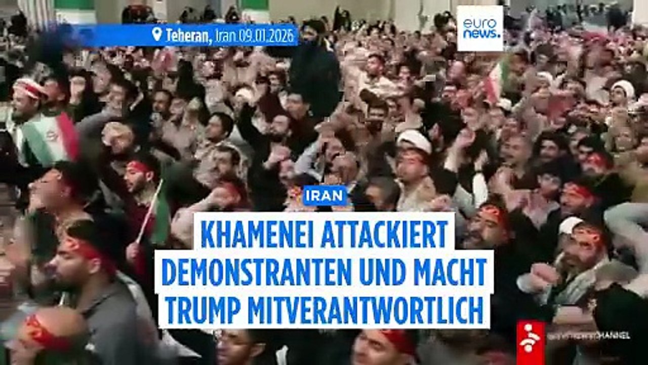 Irans Oberster Führer sieht Trump als Brandstifter – Proteste trotz Internetsperre