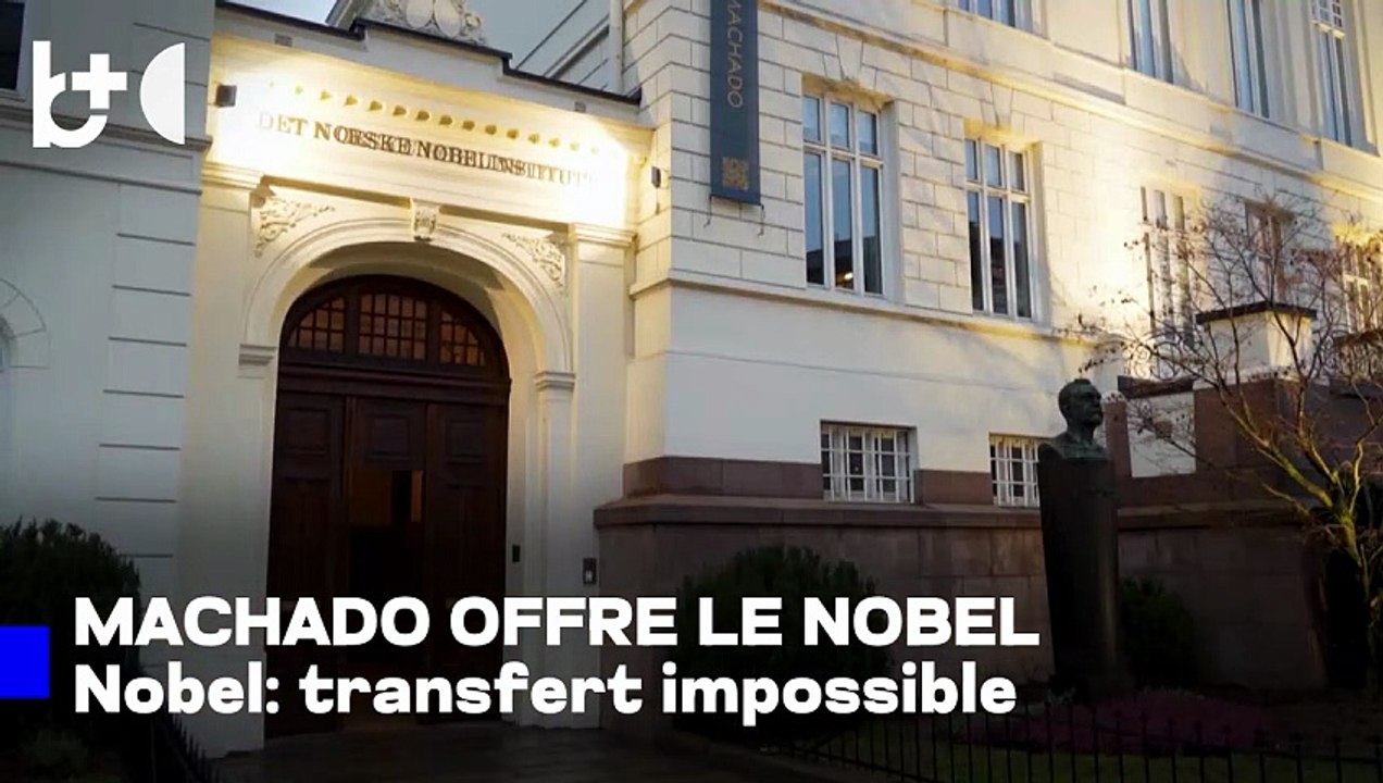 Machado propose de partager le prix Nobel avec Trump, comité norvégien : Ce n'est pas possible