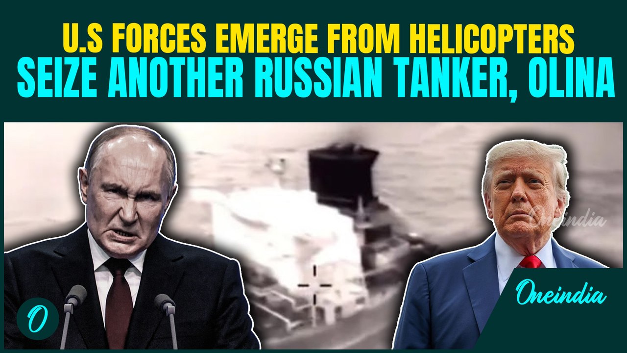 U.S Vs Russia Naval War BREAKING: Trump CAPTURES Russian-linked Shadow Fleet Tanker, Olina | BIG WAR