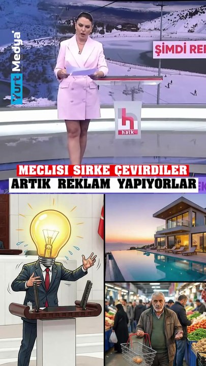 Meclis'te 'Reklam' Skandalı! Millet Geçim Derdindeyken AKP'li Vekil Kürsüden Otel ve Lüks Villa Tanıttı