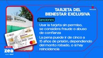 ¿Qué sucede si utilizo una tarjeta del Bienestar que no me pertenece?