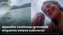 Celular cai no mar e 'sobrevive' após ficar 17 minutos submerso
