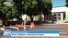 Toledo inicia construção de lombadas e travessias elevadas