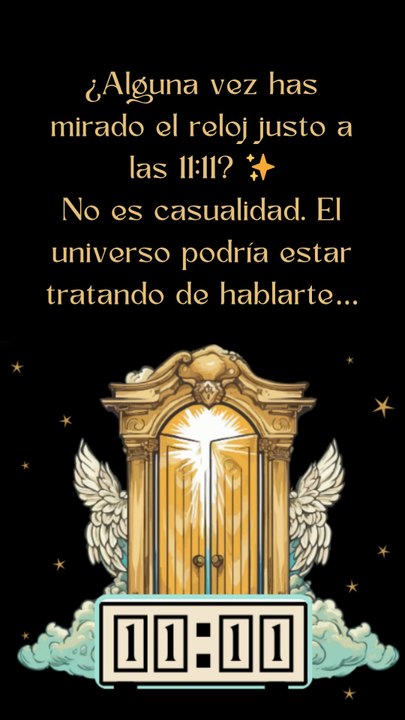 ¿Alguna vez has mirado el reloj justo a las 11:11? ⌚