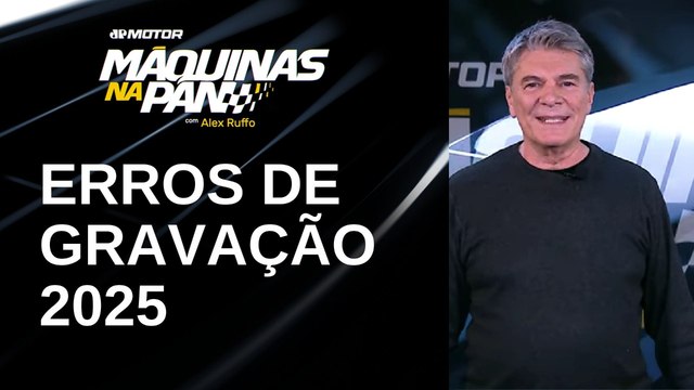 Erros de gravação de 2025: bastidores, risadas e improviso | MÁQUINAS NA PAN