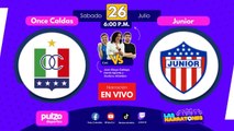 🔴 EN VIVO: Once Caldas vs Junior | Liga BetPlay 2025-II, Fecha 4 | Pulzo Deportes