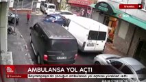 İstanbul Bayrampaşa’da çocuğun ambulansa yol açması yürekleri ısıttı
