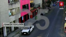 Cámara del C5 captó explosión en Paseos de Taxqueña