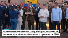 rinden homenaje a soldados caídos en ataque de EEUU
