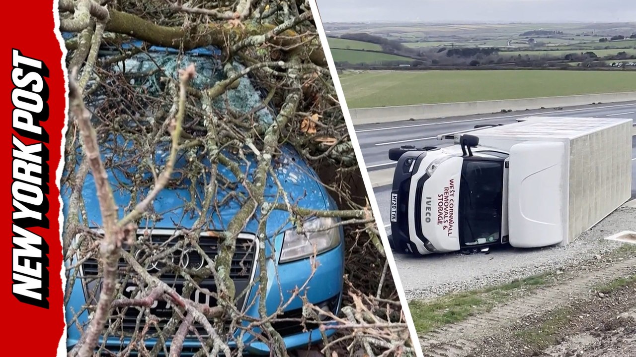 Storm Goretti wreaks havoc across UK, knocking out power and battering coastline