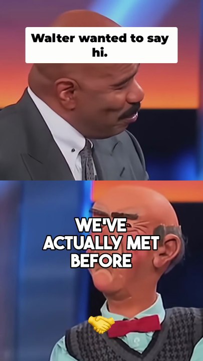 Jeff Dunham Unleashes Walter on Steve Harvey on Celebrity Family Feud