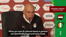 Egypt boss expects a 'great battle' against Ivory Coast