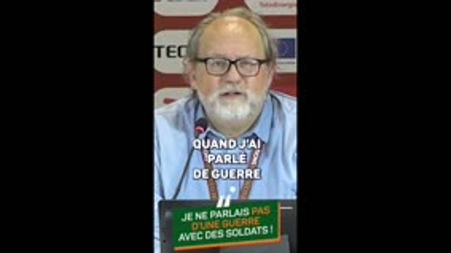 Mali - Saintfiet éteint la polémique : Je ne parlais d'une guerre avec des soldats !
