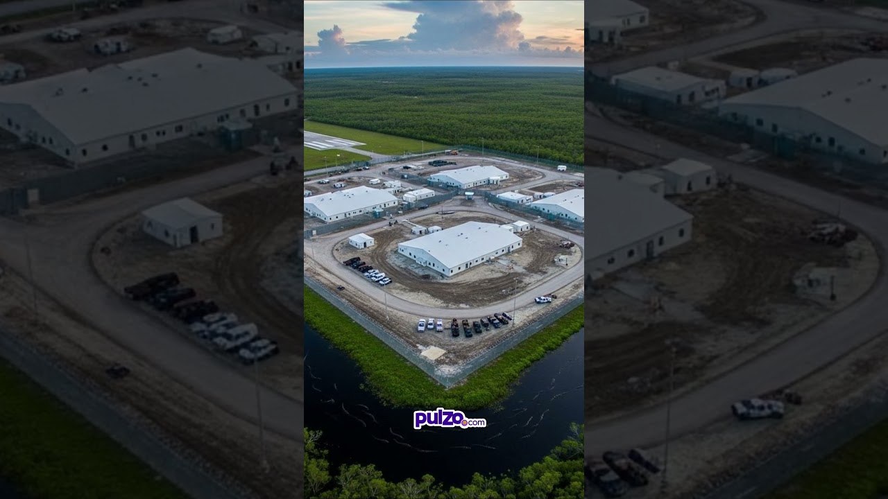 Trump inauguró miedoso lugar para migrantes cerca a Miami | Pulzo