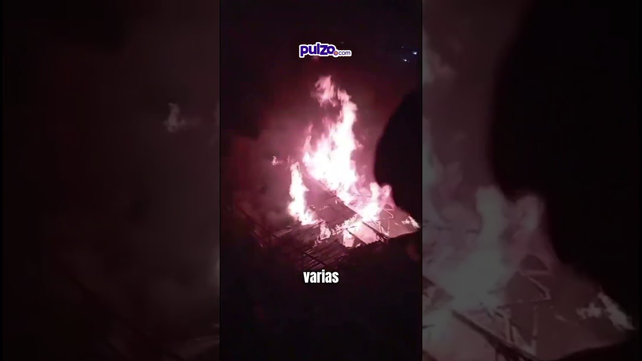 🔥 Fuerte incendio en el centro de #bogota en la localidad de Santa Fe | Pulzo