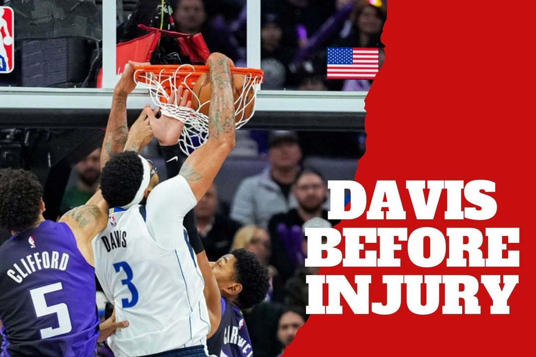 Anthony Davis was dunking hard hours before getting injured once again