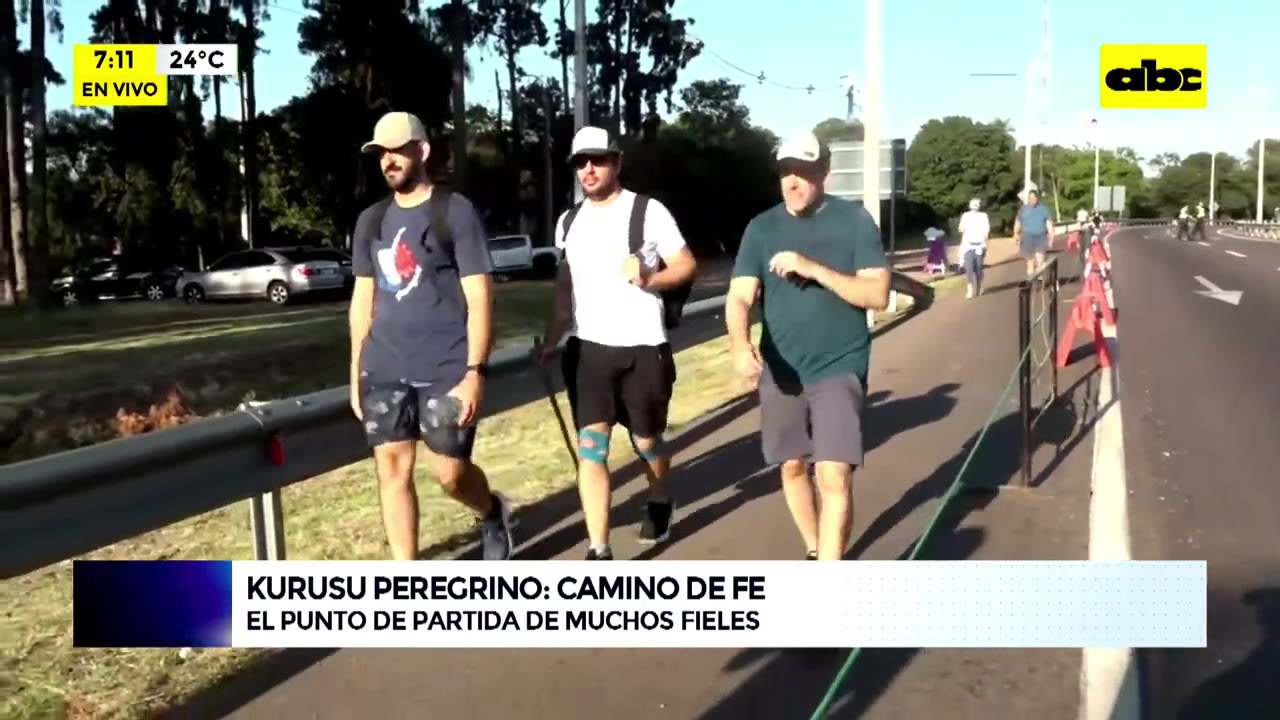 Caacupé 2025: a una semana de la festividad, fieles de la Virgen comienzan a peregrinar