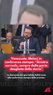 Montecitorio, conferenza stampa di Giorgia Meloni: governo e manovra 2026, legge elettorale e politica estera. Focus su Ucraina, Venezuela, Groenlandia e caso Trentini.