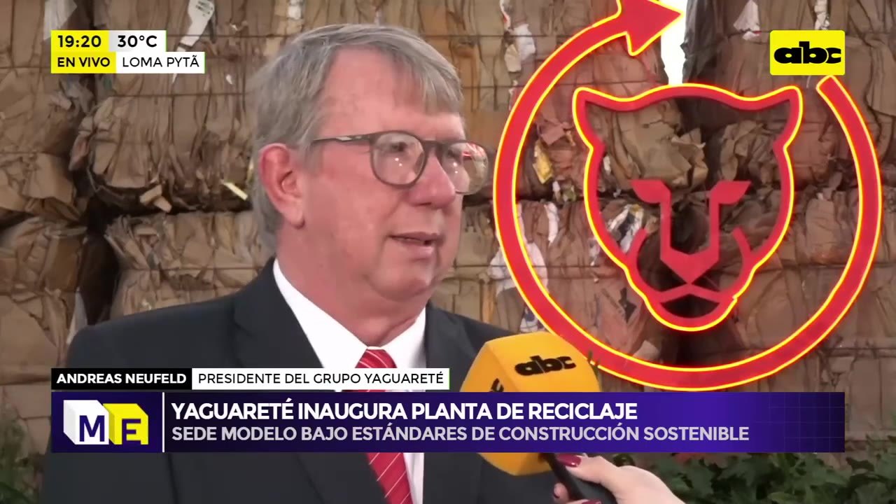 Yaguareté inaugura planta de reciclaje en Loma Pytã
