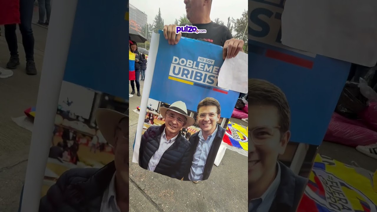 Así se vivió la marcha en apoyo a Álvaro Uribe en Bogotá