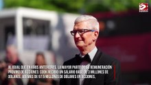 CEO de Apple, Tim Cook, recibió una remuneración de 74.3 millones de dólares en 2025
