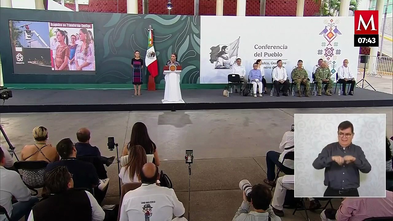 Gobernadora de Guerrero destaca reducción de homicidios dolosos durante 2025