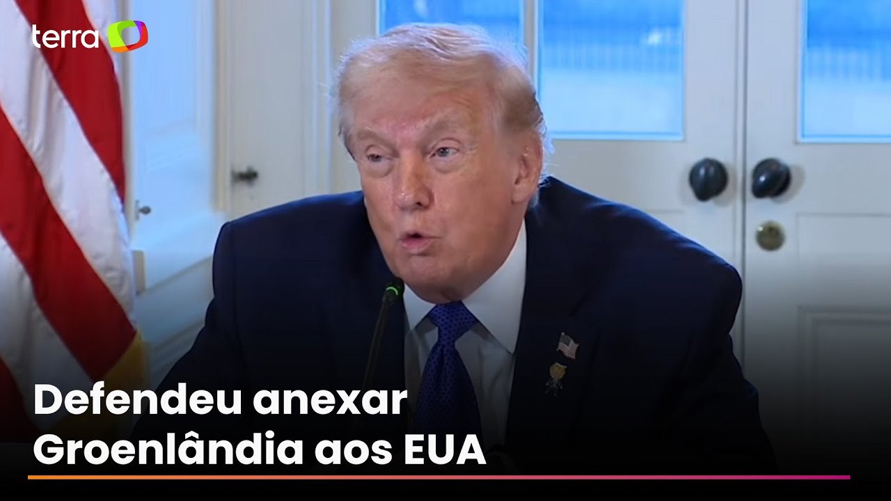 Trump diz que EUA precisam ‘tomar a Groenlândia’ porque não querem ‘China e Rússia como vizinhos’