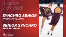 Championnats nationaux canadiens de patinage 2026- Senior Patinage Synchronise - Programme Libre