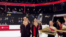 2026 Canadian National Skating Championships - Victory Ceremony - Junior Synchronized Skating & Senior Synchronized Skating