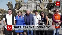 En la Ciudad de México, Clara Brugada inauguran la exposición "Nopalera en el Corazón"