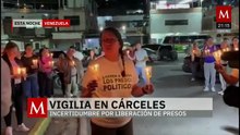 Familias venezolanas mantienen vigilia en El Helicoide ante incertidumbre por liberación de presos