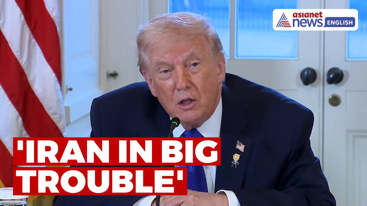 'Iran is in BIG TROUBLE': Trump Says US 'Will Get Involved' If Iran Kills People Like Past