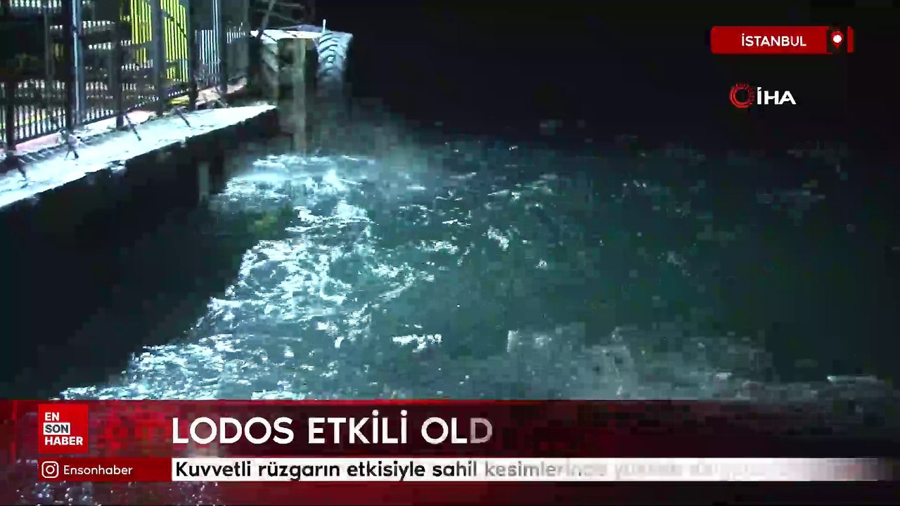 İstanbul’da sabah saatlerinde lodos etkili oldu