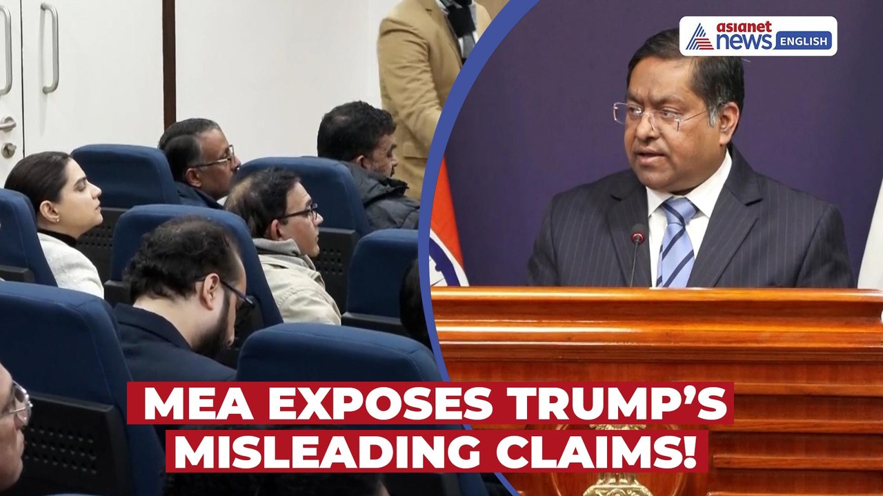 MEA EXPOSES Trump’s Misleading Claims Over India-US Trade deal, Refutes ‘Sir Remark’