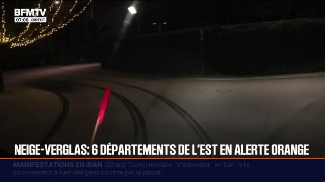 À Épinal dans les Vosges, les saleuses parcourent la ville pour déneiger la chaussée