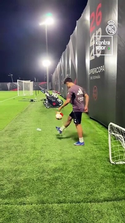 Arda Güler antrenmandan sonra şovunu yaptı
